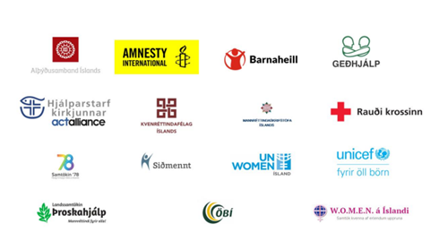 15 logos for Icelandic NGO's
